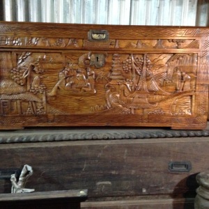 Antique Camphor Box